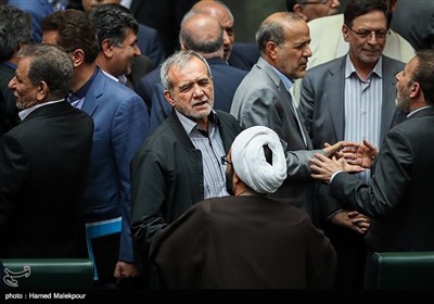 مسعود پزشکیان نایب رئیس مجلس شورای اسلامی در نشست مشترک قوای سه‌گانه