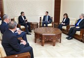 جابری ‌انصاری با رئیس جمهور سوریه دیدار کرد