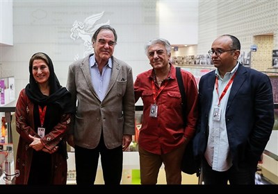 مازیار میری، رضا کیانیان، الیور استون و فاطمه معتمدآریا در سی‌وششمین جشنواره جهانی فیلم فجر