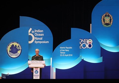 سخنرانی سرلشکر محمد باقری رئیس ستادکل نیروهای مسلح در ششمین اجلاس فرماندهان نیروی دریایی کشورهای حاشیه اقیانوس هند