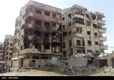 شهر دوما پس از آزادسازی از دست تروریست ها