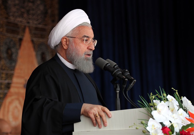 روحانی: الامریکان یسعون وراء نهب مصادر العالم العربی