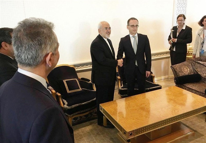 دیدار ظریف و وزیر خارجه آلمان در نیویورک