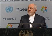 ظریف : ایران تدعو الى تغلیب الحوار لمواجهة التحدیات التی تعترض مسار السلام