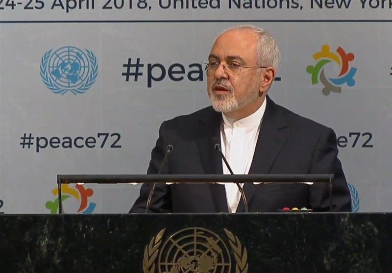ظریف : ایران تدعو الى تغلیب الحوار لمواجهة التحدیات التی تعترض مسار السلام