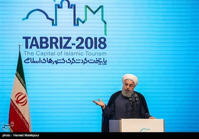 سخنرانی حجت‌الاسلام حسن روحانی رئیس جمهور در آیین افتتاح رویداد تبریز 2018 