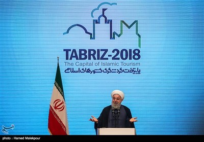 سخنرانی حجت‌الاسلام حسن روحانی رئیس جمهور در آیین افتتاح رویداد تبریز 2018 