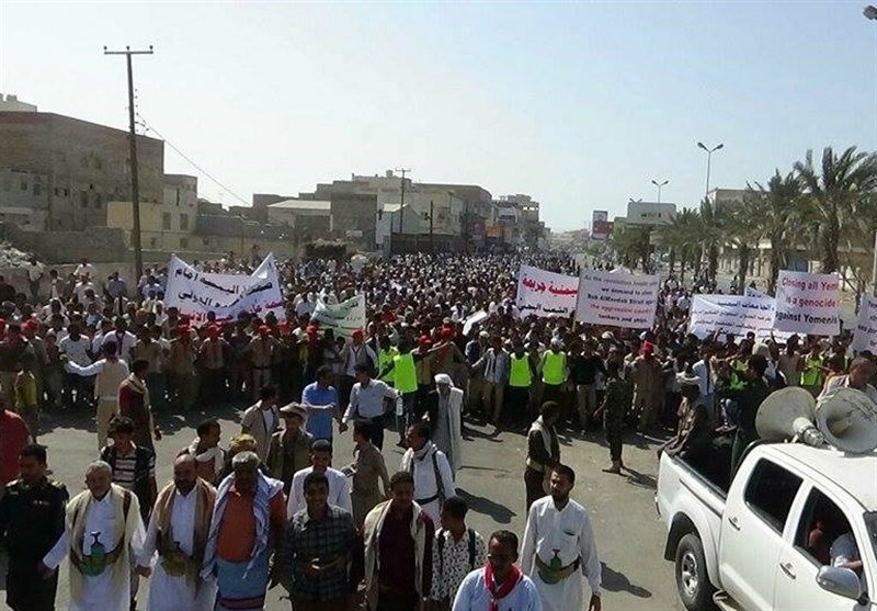 برگزاری راهپیمایی &quot;تفنگ‌ها&quot; در استان الحدیده یمن