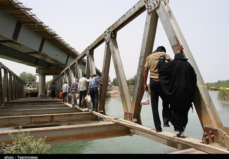 خوزستان| خطر غرق شدگی مردم فتح المبین در کرخه+فیلم