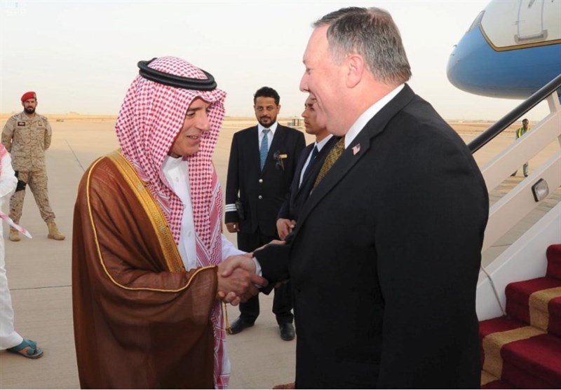 دیدار پامپئو با پادشاه و ولیعهد سعودی؛ ایران محور مذاکرات