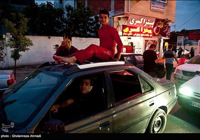 شادی مردم قائمشهر از صعود نساجی به لیگ برتر