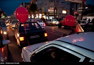 شادی مردم قائمشهر از صعود نساجی به لیگ برتر