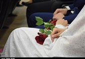 کرمان| جشن ازدواج دانشجویی 75 زوج دانشگاه علوم پزشکی کرمان به‌روایت تصویر