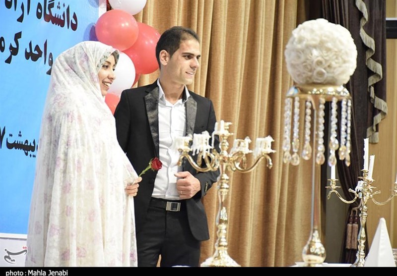 کرمان| جشن ازدواج 157 زوج جوان دانشگاه آزاد کرمان به روایت تصویر