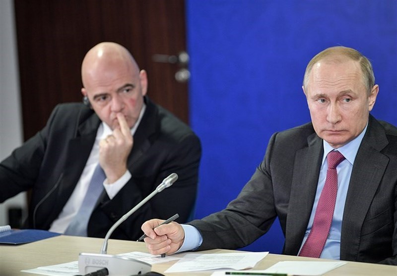 اظهارات پوتین و اینفانتینو در نشست کمیته سازماندهی جام جهانی 2018