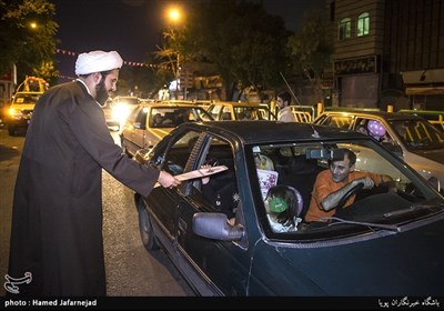 فعالیت گروه جهادی در عید نیمه شعبان