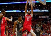 لیگ NBA| پیروزی پلیکانز با درخشش دیویس/ وریرز در لس آنجلس باخت