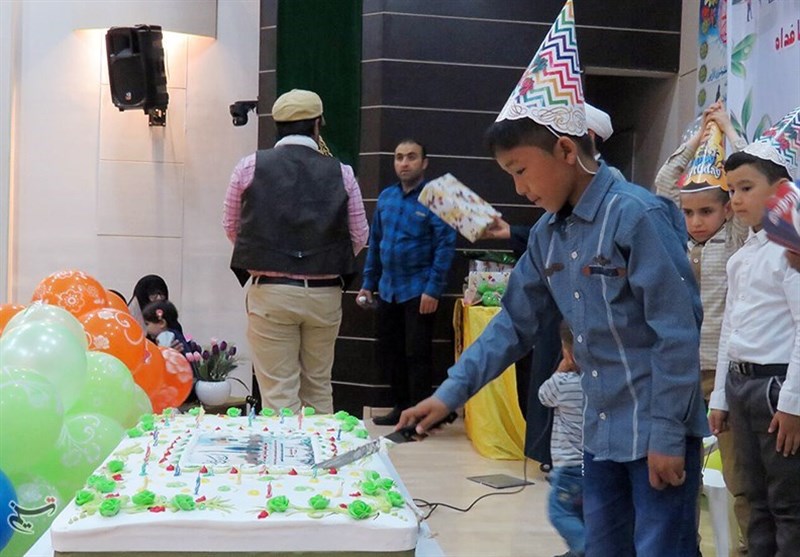 جشن تولد فرزندان اردیبهشتی شهدای فاطمیون+تصاویر