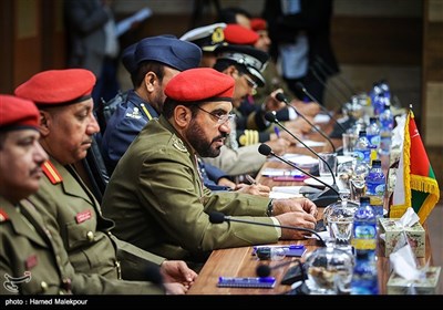 سرتیپ راشد بن‌سعید البلوشی معاون رئیس ستاد نیروهای مسلح عمان در چهاردهمین کمیسیون مشترک نظامی ایران و عمان