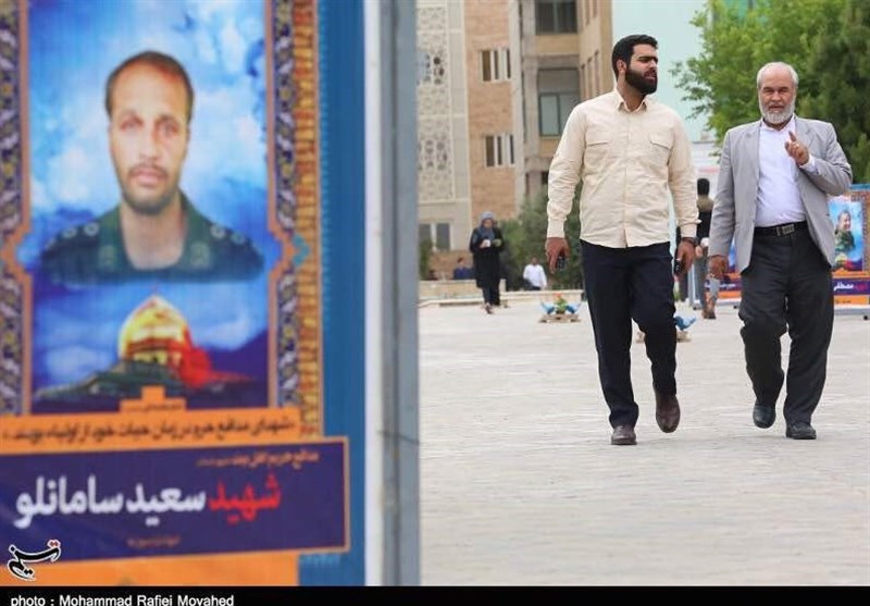 قم| سومین پاسداشت شهدای جبهه مقاومت اسلامی به روایت تصویر