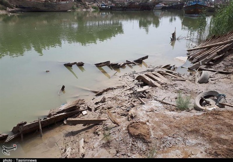 خوزستان| وضعیت اسفناک ساحل رودخانه بی‌جان زهره در هندیجان + تصاویر