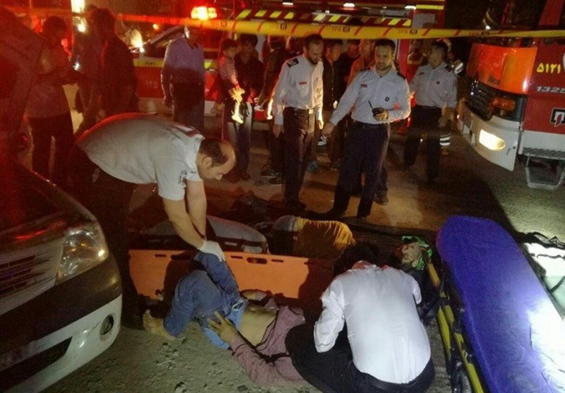 یک کشته و 7 مجروح بر اثر تصادف 3 خودرو در جاده خاوران + تصاویر