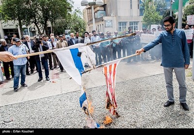 تجمع اعتراضی دانشجویان دانشگاه امیرکبیر