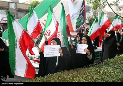 تجمع اعتراض آمیز در محکومیت امریکا - مشهد