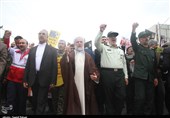 بجنورد| راهپیمایی ضداستکباری مردم خراسانشمالی بهروایت تصویر