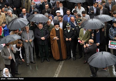 راهپیمایی نمازگزاران در محکومیت امریکا - همدان