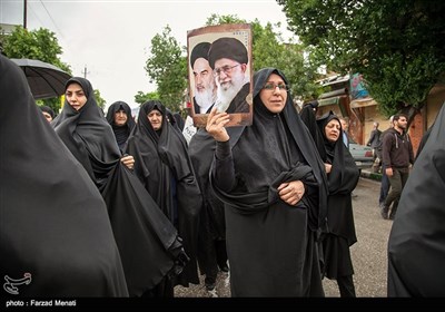 راهپیمایی نمازگزاران در محکومیت امریکا - کرمانشاه