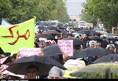 اردبیل| راهپیمایی ضداستکباری مردم اردبیل پس از نماز جمعه به روایت تصویر
