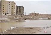 زاهدان| هدر رفت 10 ساعته آب تصفیه شده شهر بی‌آب زاهدان به روایت تصویر