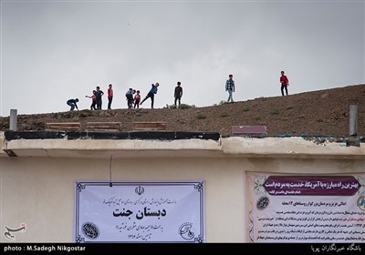 اردوی جهادی منتظران خورشید در روستای اسماعیل آباد ساوه