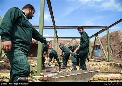 اردوی جهادی منتظران خورشید در روستای اسماعیل آباد ساوه