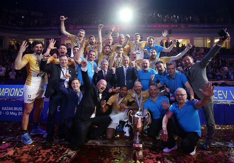 قهرمانی زنیت کازان در لیگ قهرمانان اروپا به روایت عکس