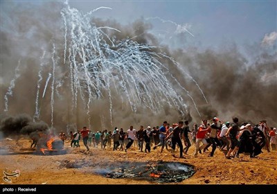 ادامه درگیری در نوار غزه در پی انتقال سفارت امریکا