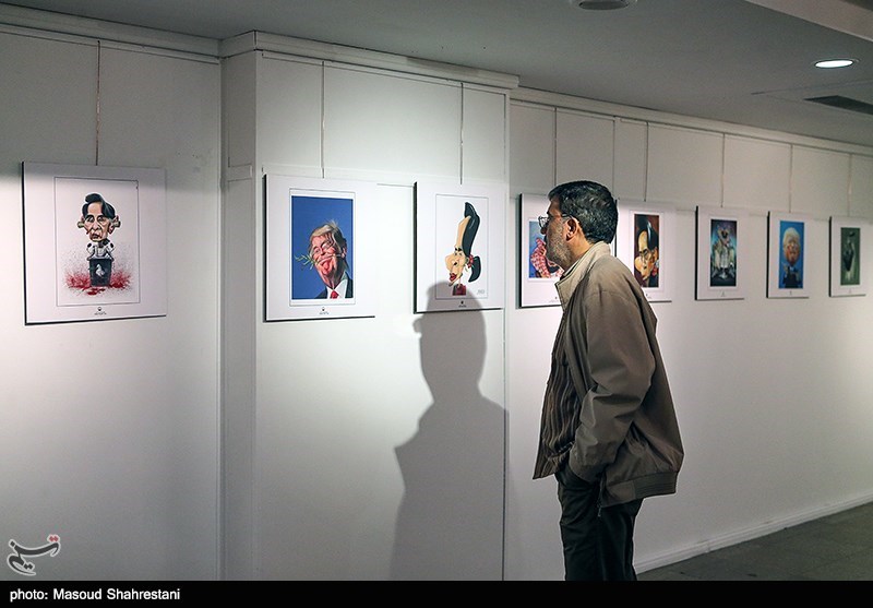 نمایشگاه کاریکاتور و پوستر &quot;پایان یک داعش&quot; با آثاری از 64 کشور برپا شد +عکس