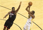 فینال کنفرانس غرب NBA|راکتس شکست بازی نخست را جبران کرد