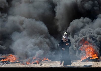 ادامه درگیری در نوار غزه در پی انتقال سفارت امریکا