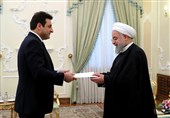 دریافت استوارنامه سفیر جدید لبنان توسط روحانی