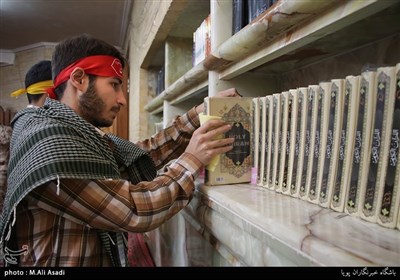 غبارروبی مساجد در آستانه ماه مبارک رمضان