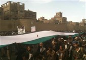 راهپیمایی یمنی‌ها در حمایت از فلسطین| طنین شعار &quot;مرگ بر آمریکا و مرگ بر اسرائیل&quot; در صنعاء + تصاویر