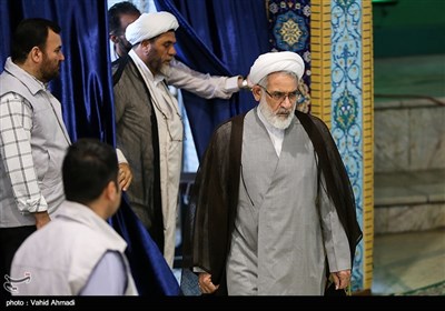 محمدجعفر منتظری در نماز جمعه تهران