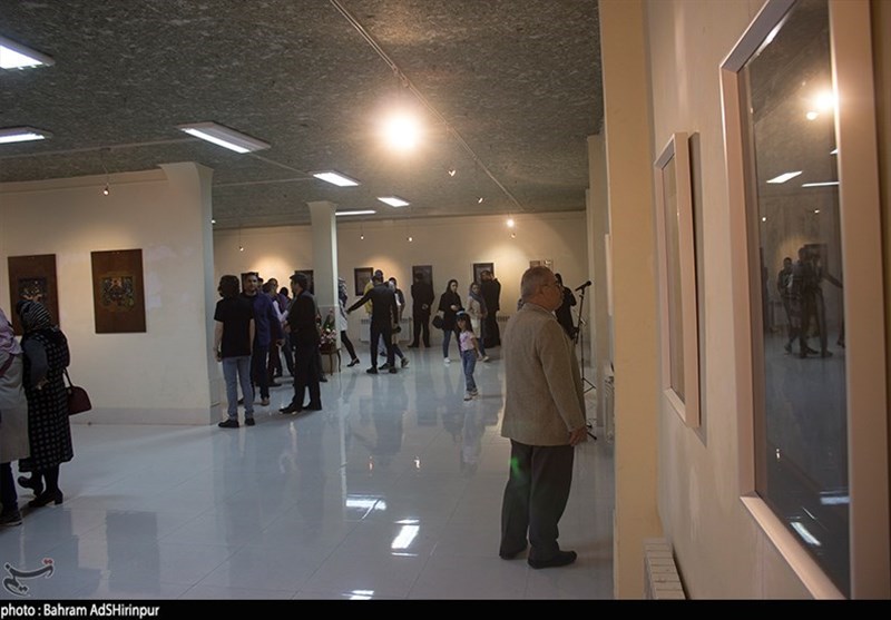 اردبیل| نمایشگاه مجالس شاهنامه به روایت آثار استاد بابک گرمچی به روایت تصویر