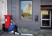 آوارگی سهم بی‌خانمان‌های لندن از مراسم جشن عروسی نوه ملکه + فیلم و عکس