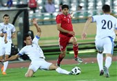 بدرقه تیم ملی ایران با پیروزی خفیف مقابل تیم جوان ازبکستان