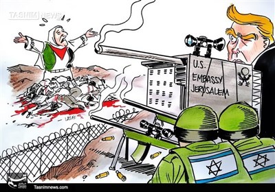 امریکہ فلسطینیوں کے خون بہانے میں برابر کا شریک