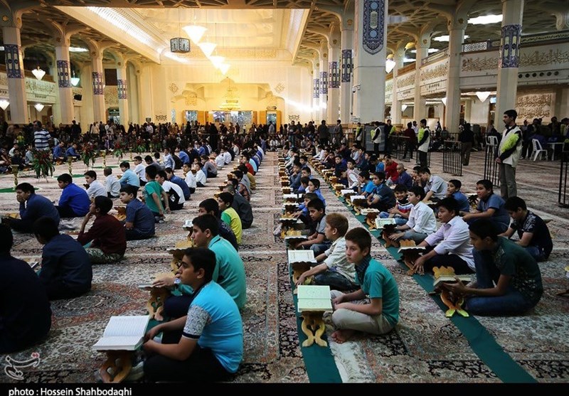 قم| ترتیل‌خوانی قرآن نوجوانان در حرم حضرت معصومه(س)+ فیلم