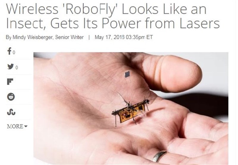 نخستین ربات پرنده لیزری جهان ساخته شد